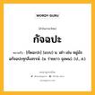 กัจฉปะ หมายถึงอะไร?, คำในภาษาไทย กัจฉปะ หมายถึง [กัดฉะปะ] (แบบ) น. เต่า เช่น หมู่มัจฉกัจฉปะทุกสิ่งสรรพ์. (ม. ร่ายยาว จุลพน). (ป., ส.).