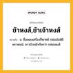 ช้าหงส์,ช้าเจ้าหงส์ หมายถึงอะไร?, คำในภาษาไทย ช้าหงส์,ช้าเจ้าหงส์ หมายถึง น. ชื่อเพลงเครื่องปี่พาทย์ กล่อมในพิธีพราหมณ์, ชาวบ้านมักเรียกว่า กล่อมหงส์.