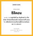 ซิลิคอน หมายถึงอะไร?, คำในภาษาไทย ซิลิคอน หมายถึง น. ธาตุลําดับที่ ๑๔ สัญลักษณ์ Si เป็นอโลหะ ลักษณะเป็นของแข็ง หลอมละลายที่ ๑๔๑๐ °ซ. เปลือกโลกประกอบด้วยธาตุนี้ประมาณร้อยละ ๒๕. (อ. silicon).