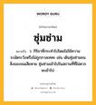 ซุ่มซ่าม หมายถึงอะไร?, คำในภาษาไทย ซุ่มซ่าม หมายถึง ว. กิริยาที่กระทำไปโดยไม่ใช้ความระมัดระวังหรือไม่ถูกกาลเทศะ เช่น เดินซุ่มซ่ามชนสิ่งของจนเสียหาย ซุ่มซ่ามเข้าไปในสถานที่ที่ไม่ควรจะเข้าไป.