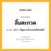 ลิ้นตะกวด หมายถึงอะไร?, คำในภาษาไทย ลิ้นตะกวด หมายถึง (สำ) ว. ที่พูดจากลับกลอกเชื่อถือไม่ได้.