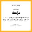 ส้มกุ้ง หมายถึงอะไร?, คำในภาษาไทย ส้มกุ้ง หมายถึง น. ของกินชนิดหนึ่งทําด้วยกุ้ง ใช้หมักด้วยข้าวสุก เกลือ และกระเทียม มีรสเปรี้ยว, กุ้งส้ม ก็ว่า.