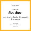 อัมพ,อัมพ- หมายถึงอะไร?, คำในภาษาไทย อัมพ,อัมพ- หมายถึง [อําพะ-] น. ต้นมะม่วง, ใช้ว่า อัมพพฤกษ์ ก็มี. (ป.; ส. อามฺร).