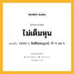 ไม่เต็มหุน หมายถึงอะไร?, คำในภาษาไทย ไม่เต็มหุน หมายถึง (ปาก) ว. มีสติไม่สมบูรณ์, บ้า ๆ บอ ๆ.